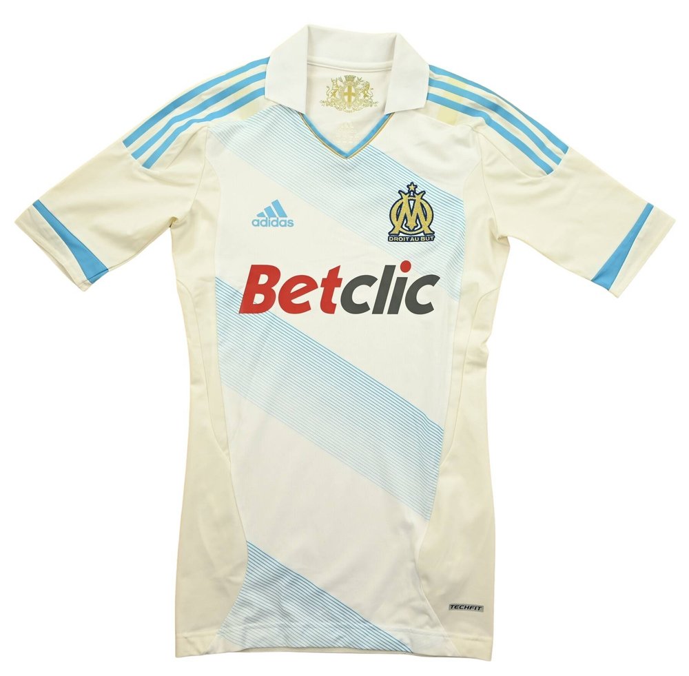 2011-12 OLYMPIQUE MARSEILLE TECHFIT PLAYER ISSUE SHIRT M