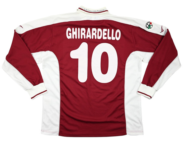 2001-02 CITTADELLA *GHIRARDELLO* MATCH ISSUE LONGSLEEVE SHIRT XL