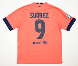 2014-15 FC BARCELONA *SUAREZ* SHIRT L