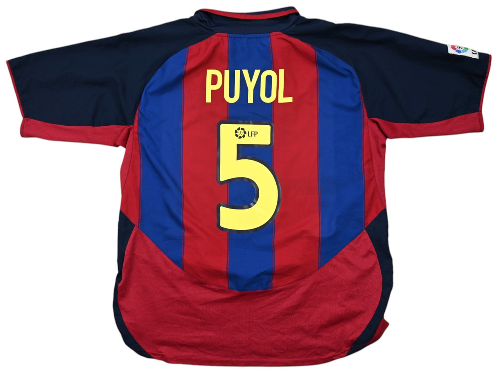 2003-04 BARCELONA *PUYOL* SHIRT XL