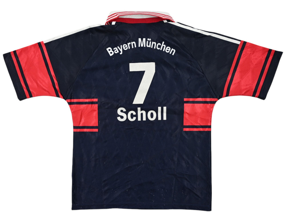 1997-99 BAYERN MUNCHEN *SCHOLL* SHIRT XL. BOYS/S