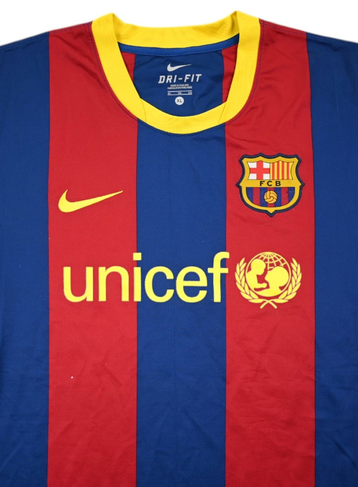 2010-11 FC BARCELONA SHIRT XL
