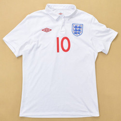 2009-10 ENGLAND *ROONEY* SHIRT L