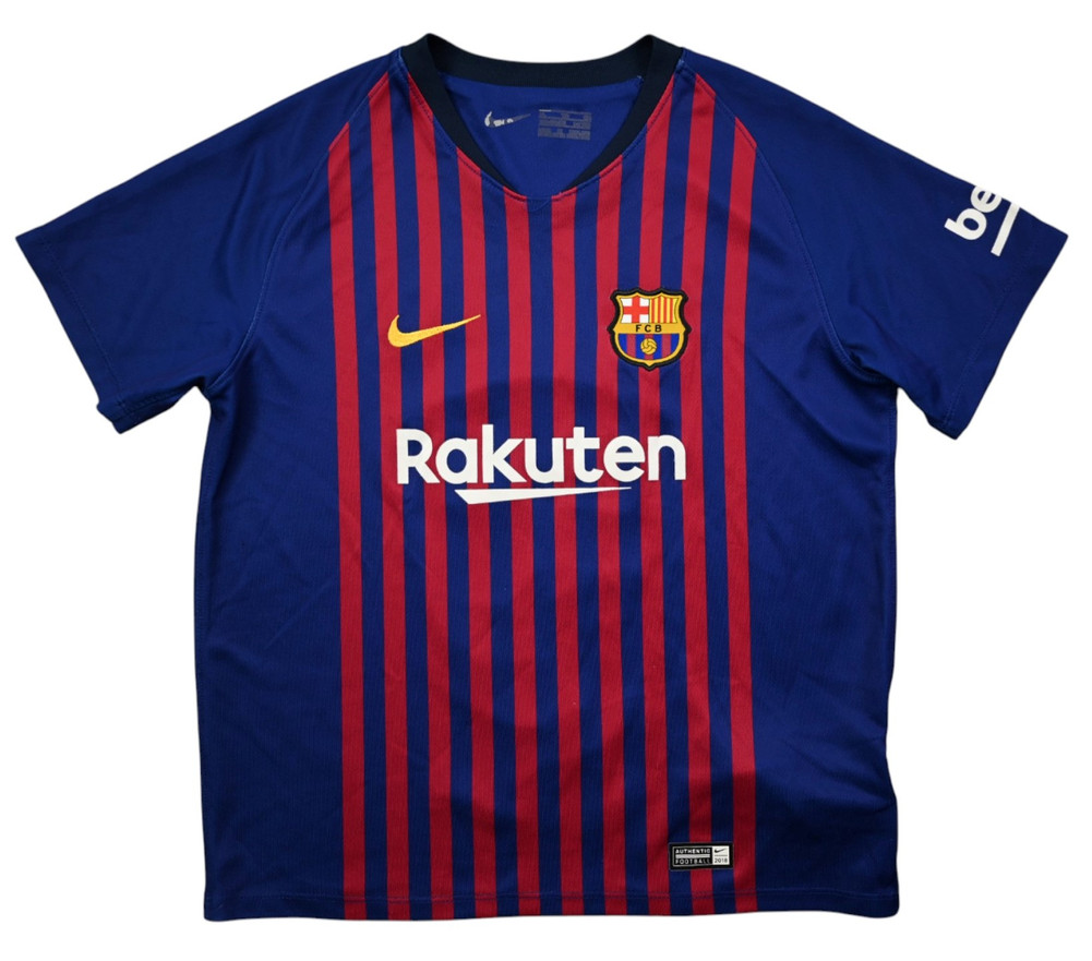 2018-19 BARCELONA *SUAREZ* SHIRT XS. BOYS
