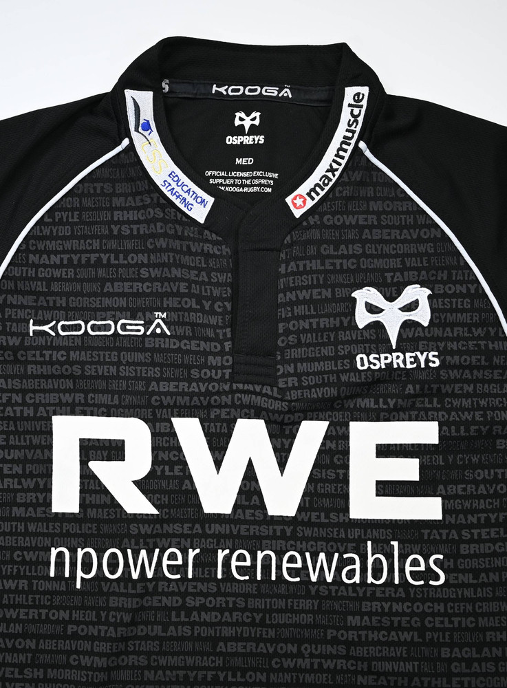 OSPREYS RUGBY SHIRT M
