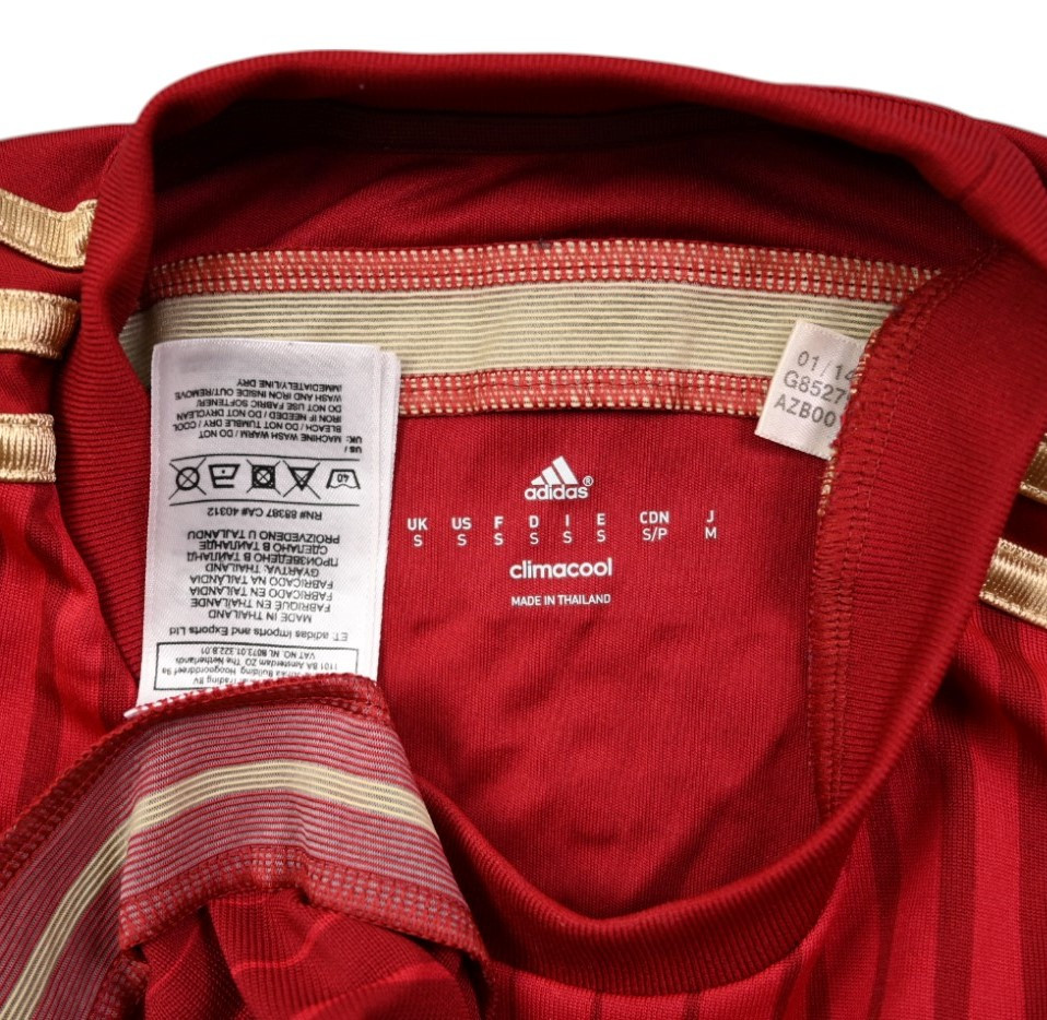 2013-15 SPAIN *A. INIESTA* SHIRT S