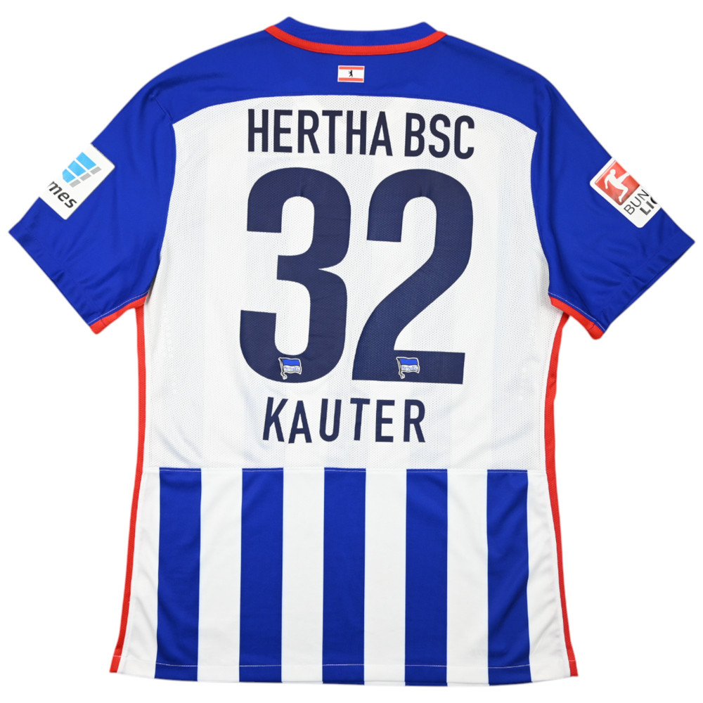 2015-16 HERTHA BERLIN *KAUTER* PLAYER ISSUE SHIRT L