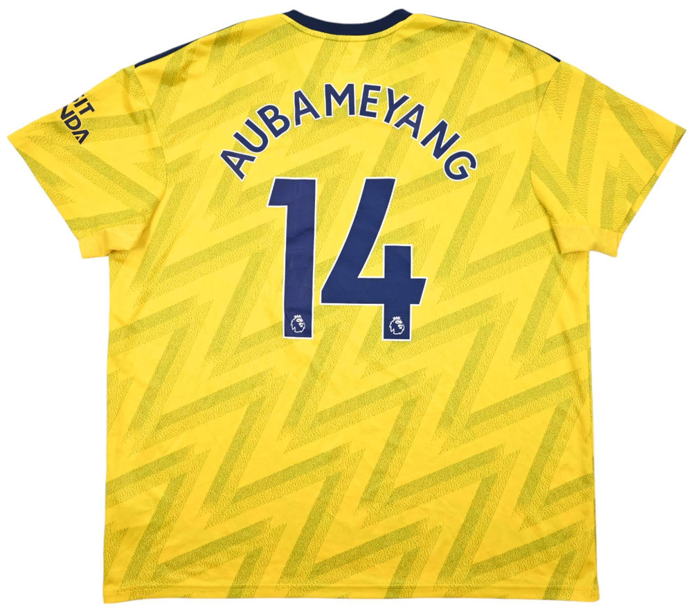 2019-20 ARSENAL LONDON *AUBAMEYANG* SHIRT 2XL