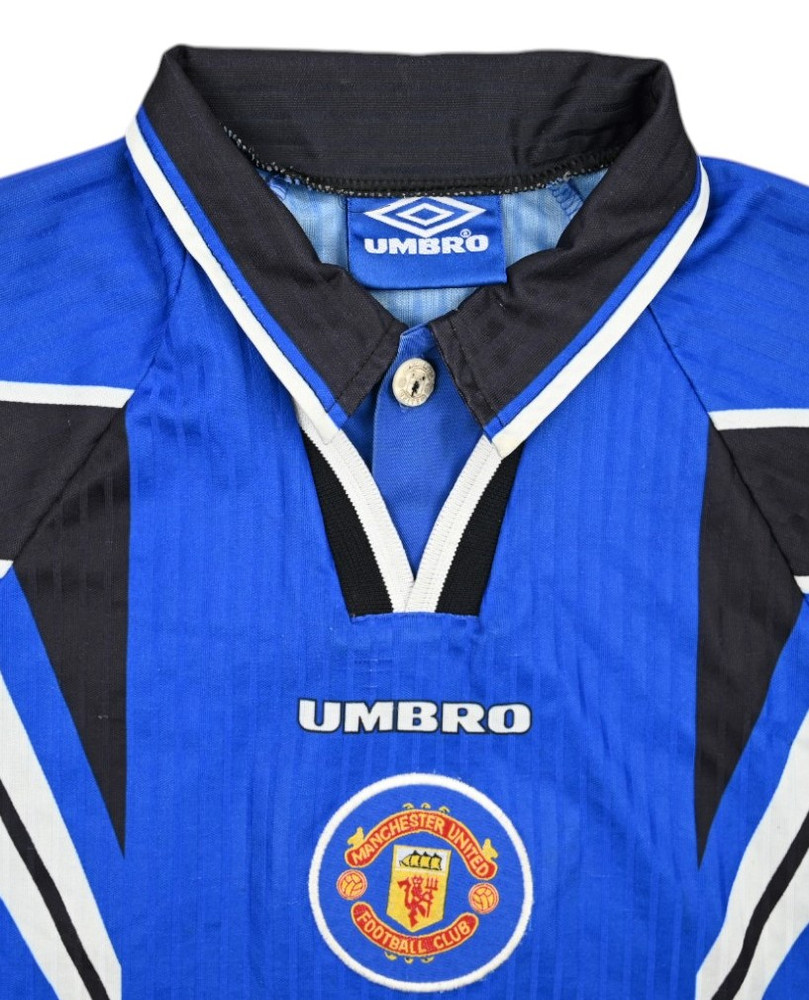 1996-98 MANCHESTER UNITED *SOLSKJAER* KOSZULKA BOYS 140CM