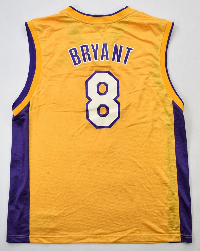 LOS ANGELES LAKERS *Kobe Bryant* NBA REEBOK SHIRT L