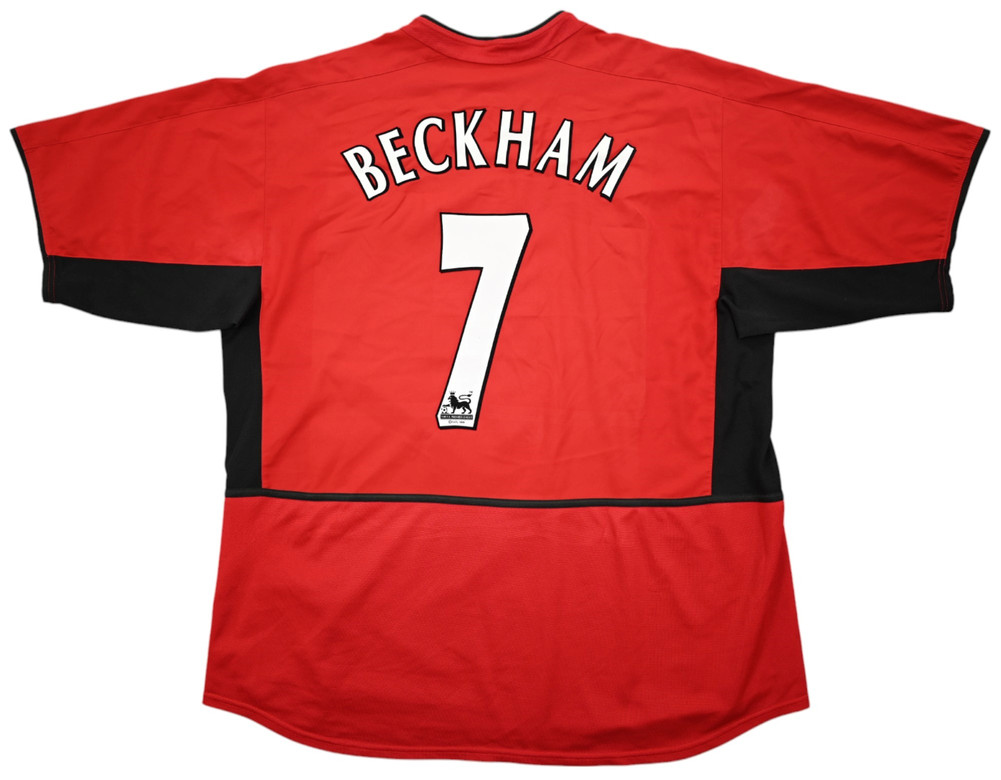 2002-04 MANCHESTER UNITED *BECKHAM* SHIRT XXL