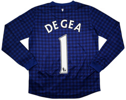 2012-13 MANCHESTER UNITED *DE GEA* GK LONGSLEEVE KOSZULKA L. BOYS