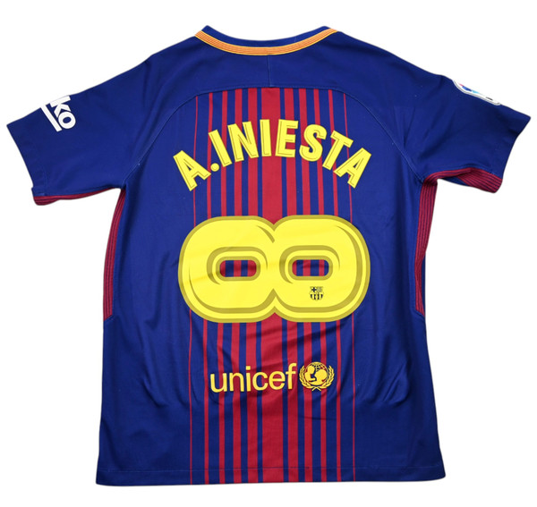 2017-18 BARCELONA *A.INIESTA* SHIRT L. BOYS