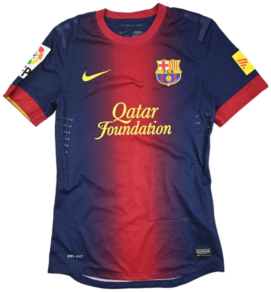 2012-13 FC BARCELONA *MESSI* PLAYER ISSUE SHIRT S