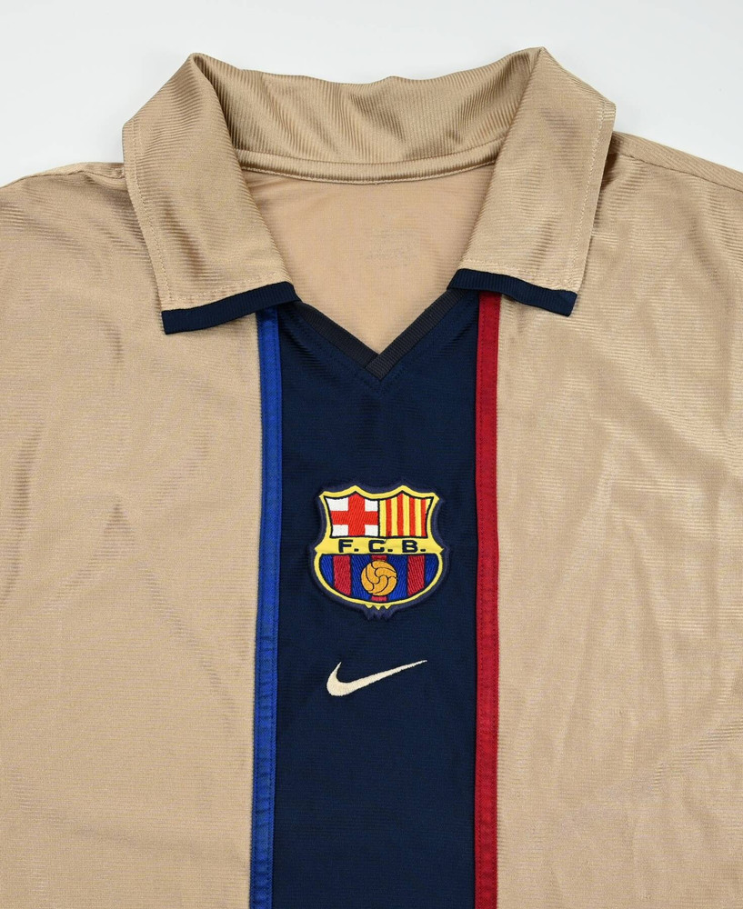 2001-03 FC BARCELONA SHIRT 2XL