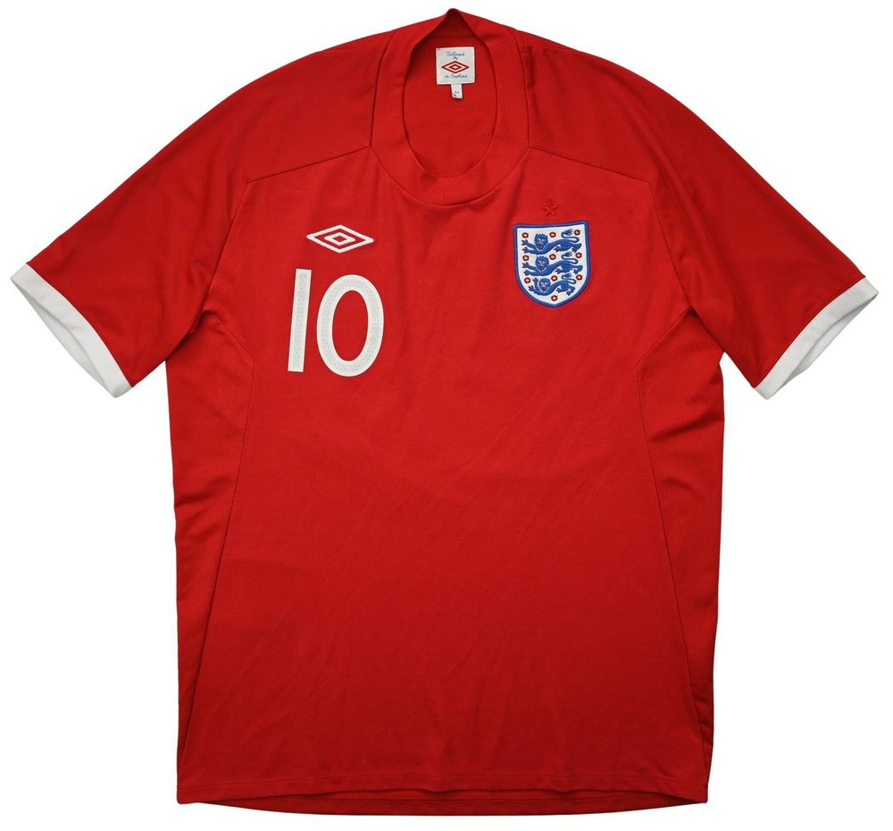 2010-11 ENGLAND *ROONEY* SHIRT L