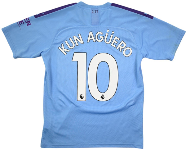 2019-20 MANCHESTER CITY *KUN AGUERO* SHIRT M