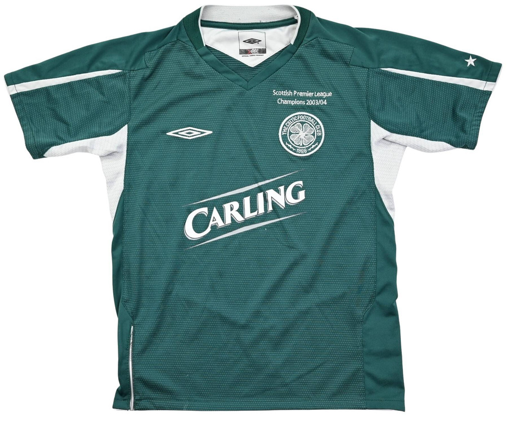 2004-05 CELTIC GLASGOW SHIRT S. BOYS