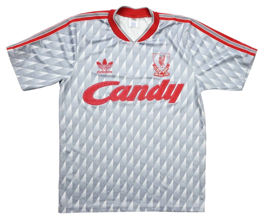 1989-91 LIVERPOOL SHIRT S