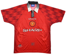 1996-98 MANCHESTER UNITED *CANTONA* SHIRT M