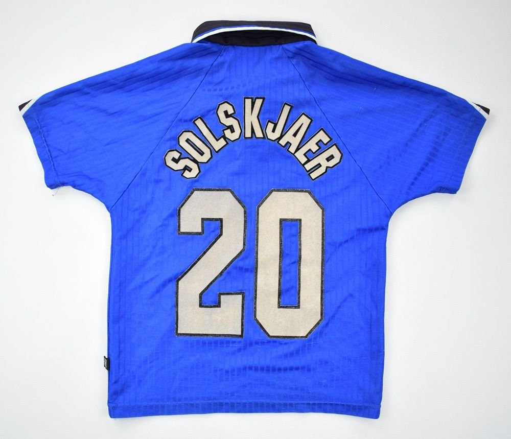 1996-97 MANCHESTER UNITED *SOLSKJAER* SHIRT S. BOYS