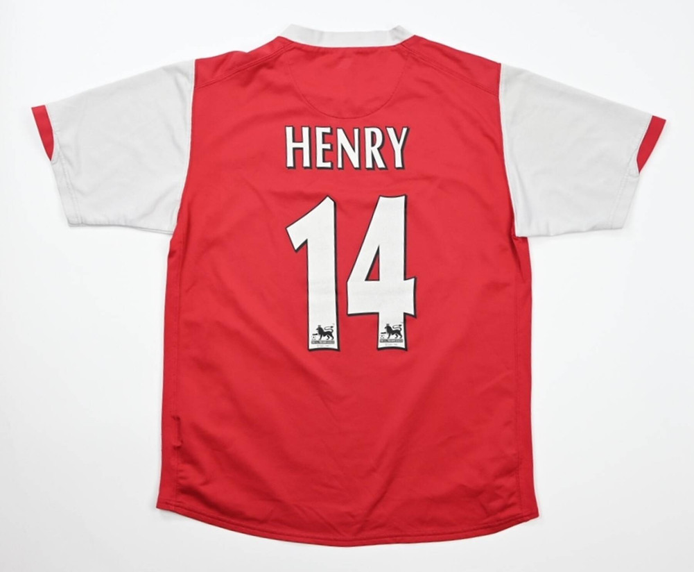 2006-08 ARSENAL LONDON *HENRY* SHIRT M