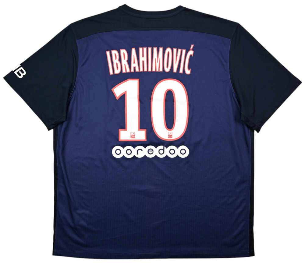 2015-16 PARIS SAINT-GERMAIN *IBRAHIMOVIC* SHIRT XXL