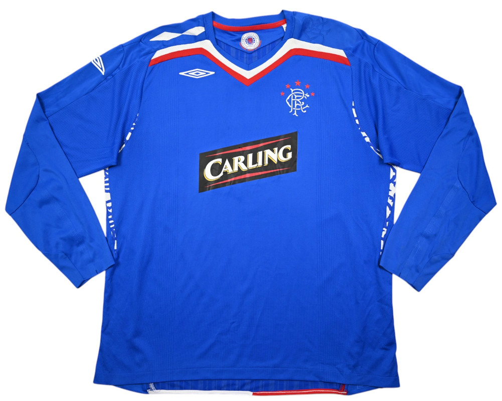 2007-08 GLASGOW RANGERS *BOYD* LONGSLEEVE SHIRT XXL