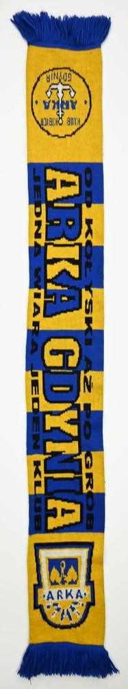 ARKA GDYNIA OD KOŁYSKI AŻ PO GRÓB JEDNA WIARA JEDEN KLUB SCARF