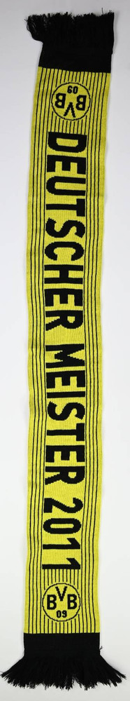 BORUSSIA DORTMUND DEUTSCHER MEISTER 2011 SCARF