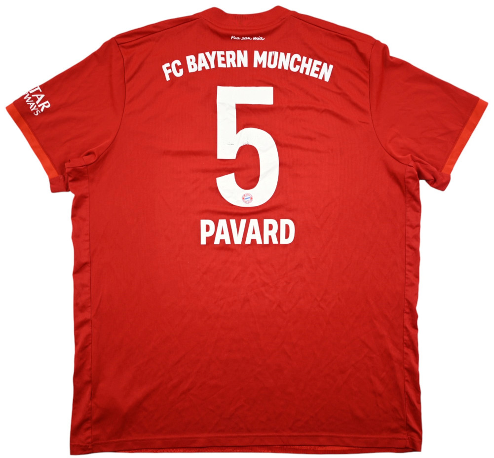 2019-20 BAYERN MUNCHEN *PAVARD* KOSZULKA XXL