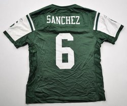 NEW YORK JETS *SANCHEZ* NFL REEBOK WOMAN SHIRT S