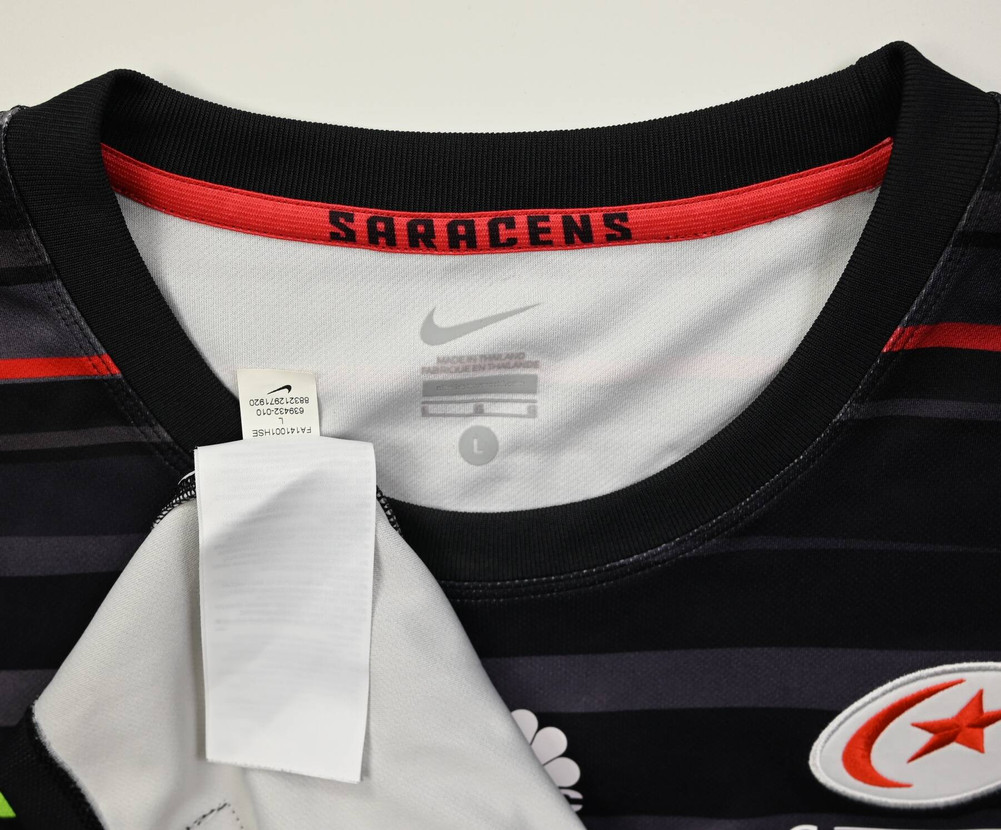 SARACENS RUGBY SHIRT L