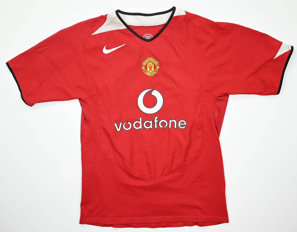 2004-06 MANCHESTER UNITED *SAHA* KOSZULKA L. BOYS