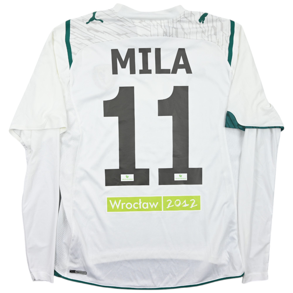 2010-11 ŚLĄSK WROCŁAW *MILA* KOSZULKA MECZOWA L