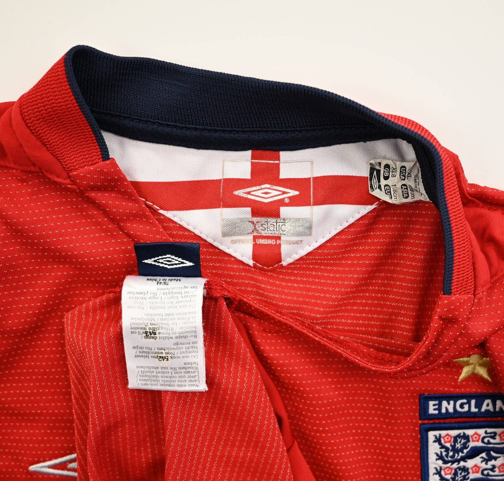2004-06 ENGLAND LONGSLEEVE XL. BOYS