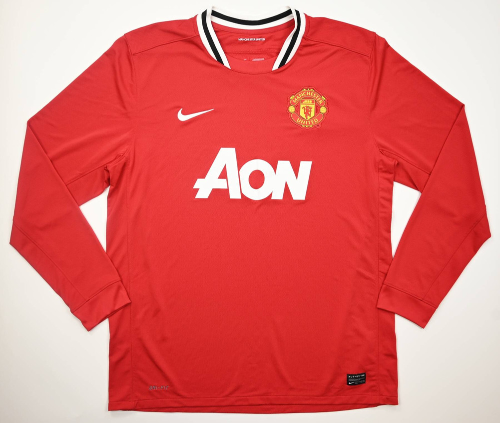2011-12 MANCHESTER UNITED  LONGSLEEVE XL