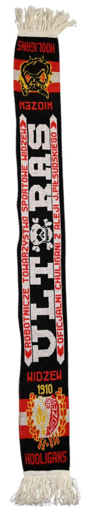 WIDZEW LODZ RTS WIDZEW OFICJALNI CHULIGANI Z ALEJI J. PILSUDSKIEGO SCARF