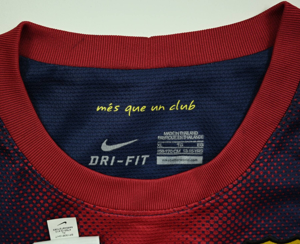 2012-13 FC BARCELONA SHIRT XL. BOYS