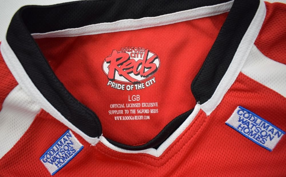 SALFORD CITY REDS RUGBY KOOGA SHIRT L. BOYS