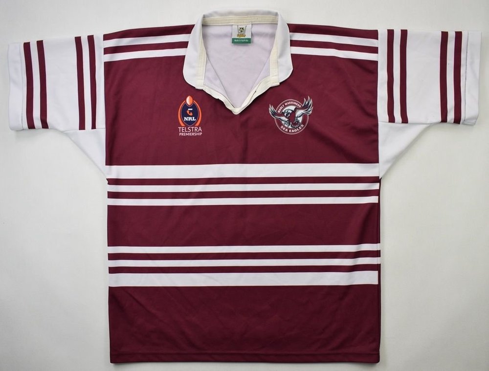 MANLY WARRINGAH SEA EAGLES RUGBY SHIRT 2XL