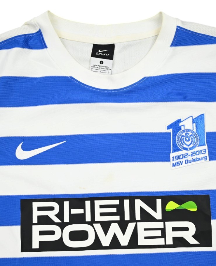 2013-14 MSV DUISBURG *BOLLMANN* SHIRT L