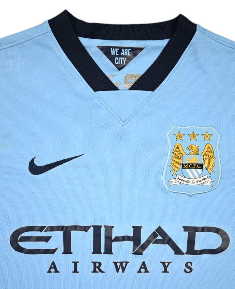 2014-15 MANCHESTER CITY *KOMPANY* SHIRT S