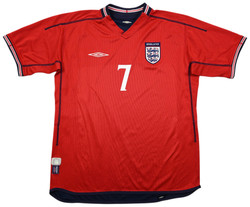 2002-04 ENGLAND *BECKHAM* KOSZULKA L