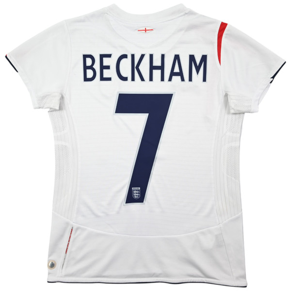 2005-07 ENGLAND *BECKHAM* SHIRT WOMENS S