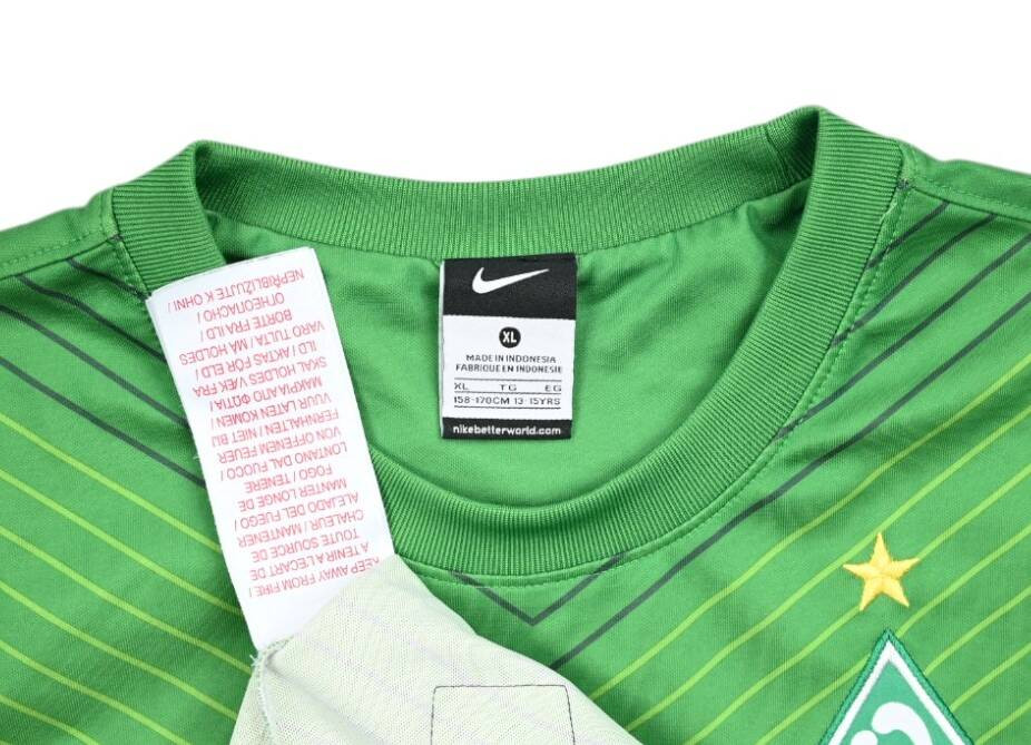 2011-12 WERDER BREMEN SHIRT XL .BOYS