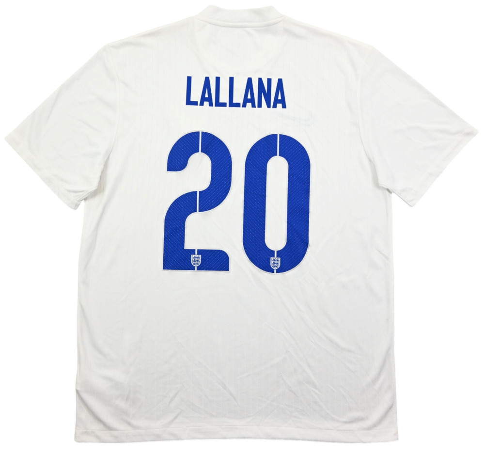 2014-15 ENGLAND *LALLANA* SHIRT L