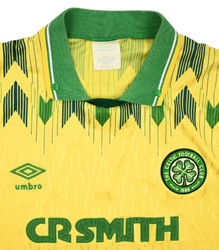 1989-91 CELTIC GLASGOW SHIRT L