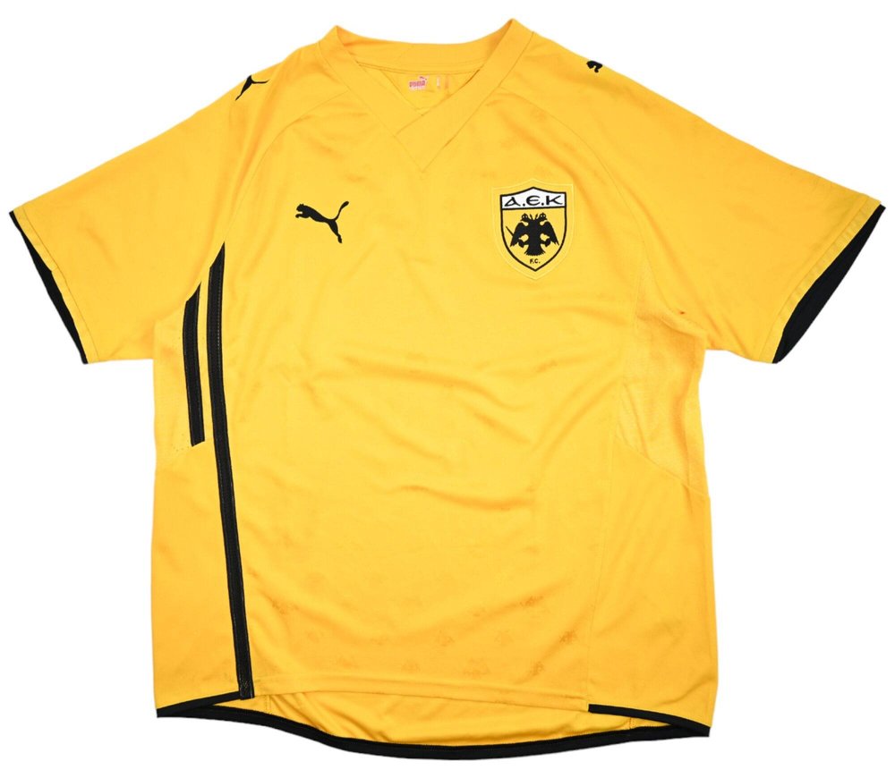 2009-10 AEK ATHENS SHIRT XL