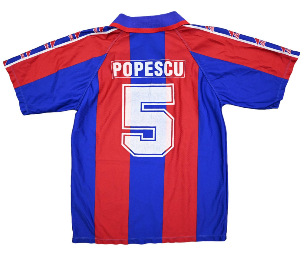 1995-97 FC BARCELONA *POPESCU* SHIRT S